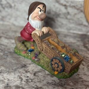 Walt Disney Snow White Grumpy Seven Dwarfs Desk Set Business Card holder